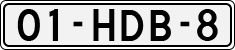License plate of the Netherlands, Cars