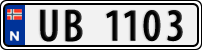 License plate of Norway, Trailers, motorcycles, special vehicles
