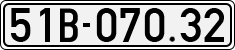 License plate of Vietnam, Cars
