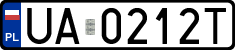 License plates of Poland, Military