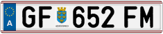 License plate of Austria, Regular plates