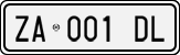 License plate of Italy, Cars (1994 year series)