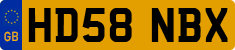 License plate of the United Kingdom, 2001 year system