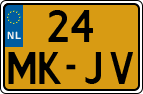 License plate of the Netherlands, Motorcycles