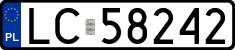 License plates of Poland, Regular car plates