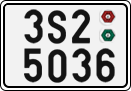 License plate of the Czech Republic, Cars (2001)