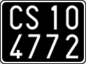 License plate of Italy, Cars (1927 year series)