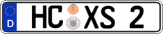 German license plate, Regular plates