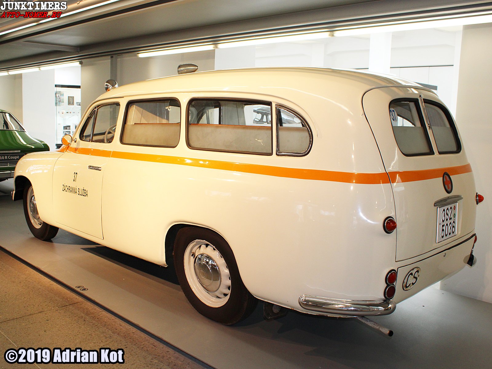 3S2 5036, Skoda 1200/1201 Ambulance, 1955–1961