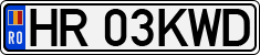 License plate of Romania, Regular plates