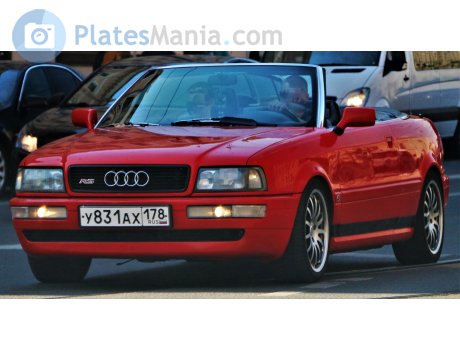 у831ах178, Audi Cabriolet