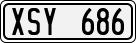 License plate of Sweden, Regular plates