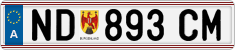 License plate of Austria, Regular plates