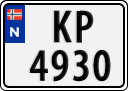 License plate of Norway, Trailers, motorcycles, special vehicles
