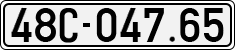License plate of Vietnam, Cars