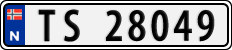 License plate of Norway, Cars