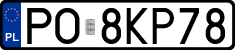 License plates of Poland, Regular car plates