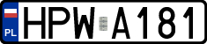 License plates of Poland, Authorities