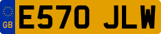 License plate of the United Kingdom, 1983 year system