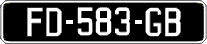 French license plate, SIV (oldtimers)
