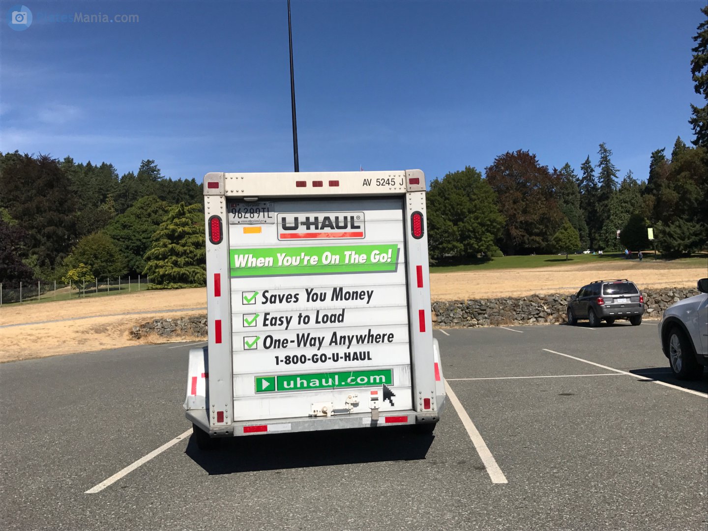 96289TL, U-Haul 5' x 8' Cargo Trailer (AV) 