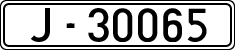License plates of Spain, 1900 year series