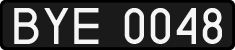 License plates of Poland, 1976 year system