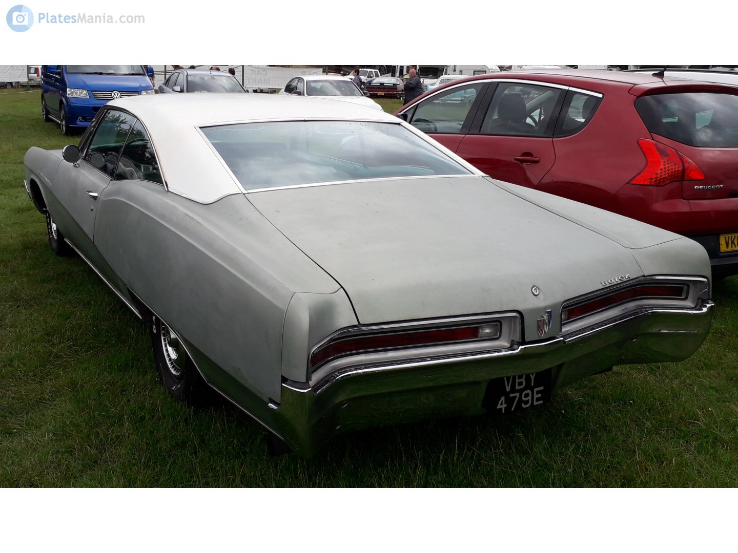 VBY479E, Buick LeSabre 3rd gen 1967 2-door Hardtop (45237/45437; B-body), 2nd facelift, 1966–1967