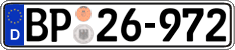 German license plate, Authorities and federal agencies