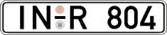 German license plate, Regular plates