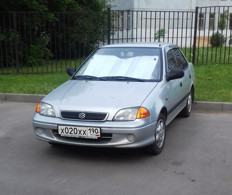 х 020 хх 190, Suzuki Swift 2nd gen Sedan (SF), facelift, 1996–2004