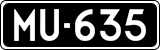 License plate of Finland, Oldtimers