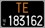 License plate of Italy, Cars (1927 year series)