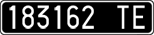 License plate of Italy, Cars (1927 year series)