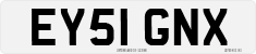 License plate of the United Kingdom, 2001 year system