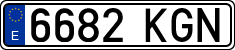 License plates of Spain, Ordinary (2000)