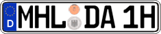 German license plate, Plates for oldtimers (type 