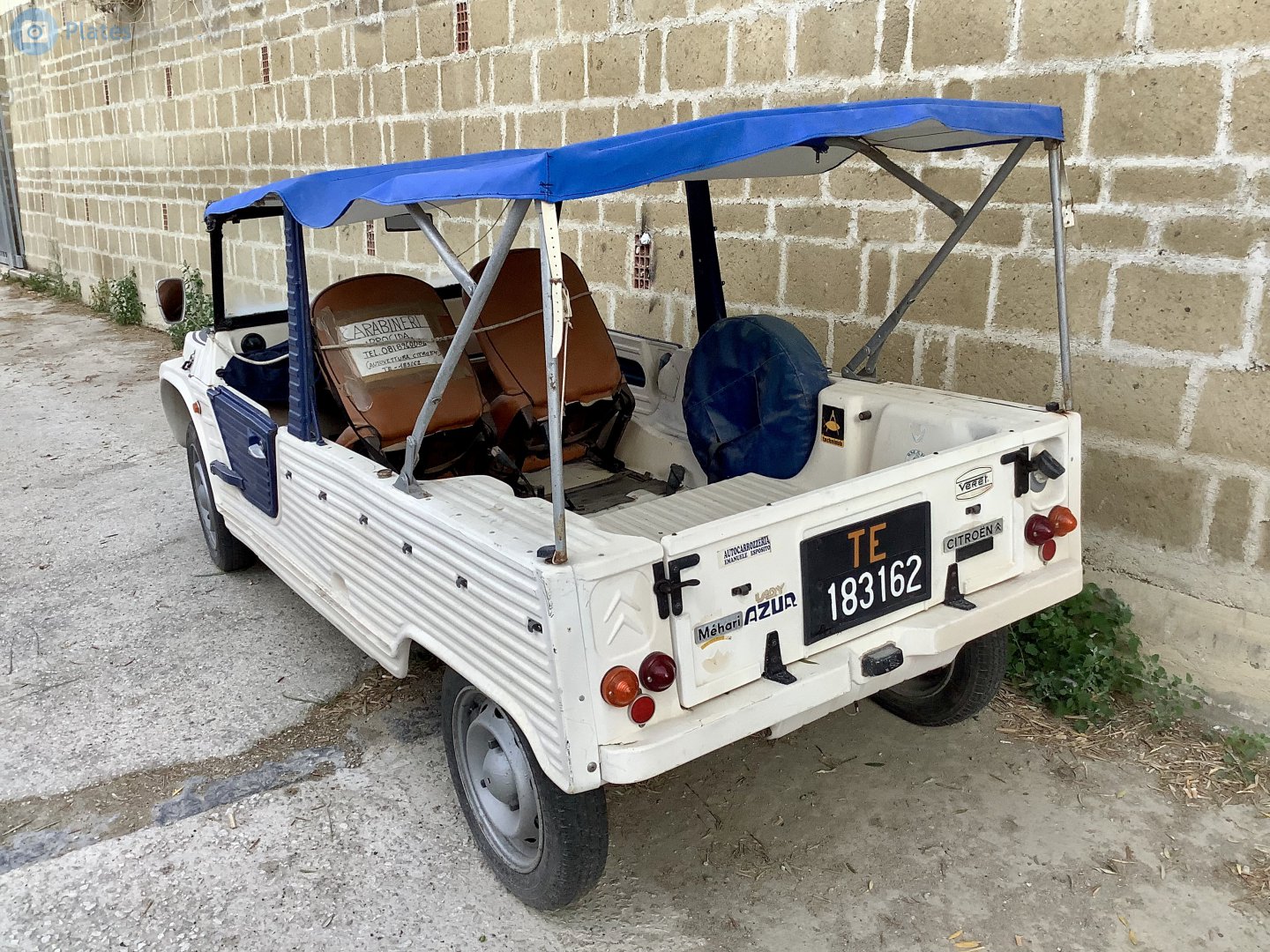 TE 183162, Citroёn Méhari 1st gen, 1968–1987