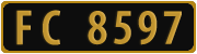 License plate of Norway, Tax-exempt vehicles