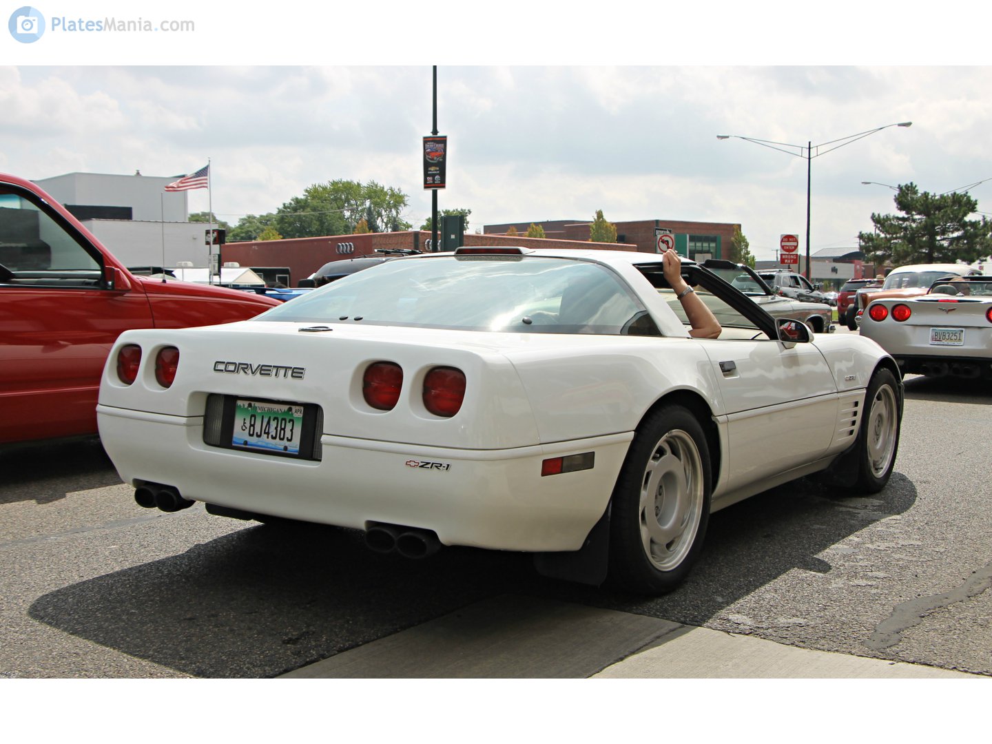 8J4383, Chevrolet Corvette 4th gen (Sport Coupé) Targa (C4; 07), facelift, 1990–1996