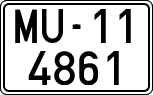 License plates of Spain, 1900 year series