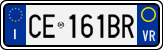 License plate of Italy, Cars (1994 year series)