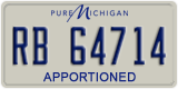 Michigan, Apportioned (RA 12345)