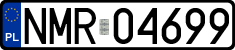 License plates of Poland, Regular car plates