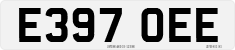 License plate of the United Kingdom, 1983 year system