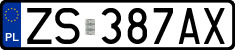 License plates of Poland, Regular car plates