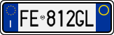License plate of Italy, Cars (1994 year series)