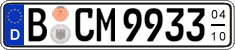 German license plate, Seasonal plates