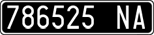 License plate of Italy, Cars (1927 year series)