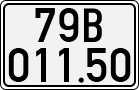 License plate of Vietnam, Cars
